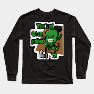 Barbarian Toon Long Sleeve T-Shirt